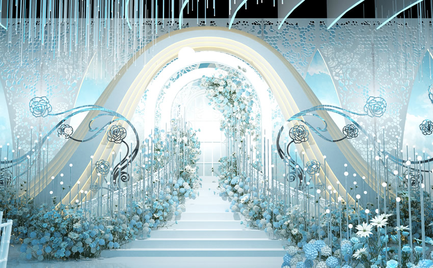 青羊釡香烙馍村水晶厅效果展示